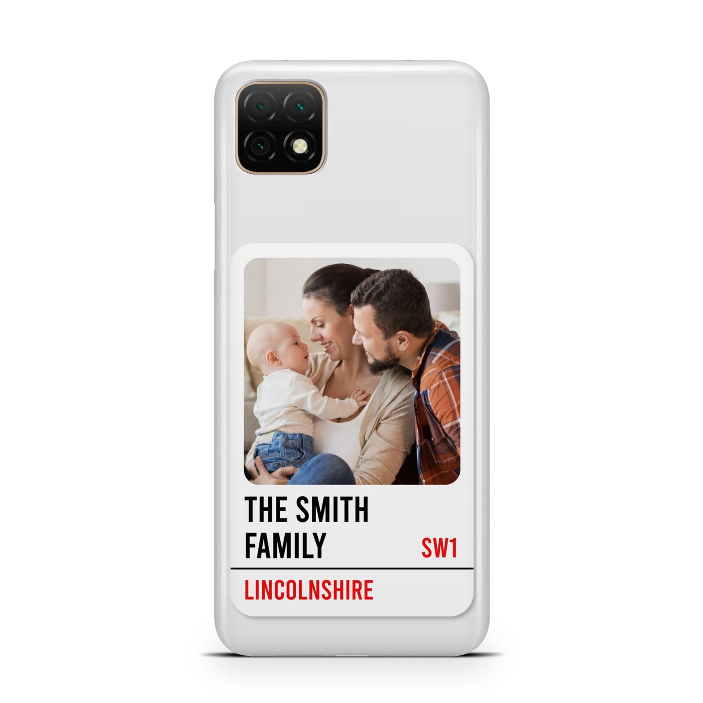 Street Sign Family Photo Upload Huawei Enjoy 20 Phone Case