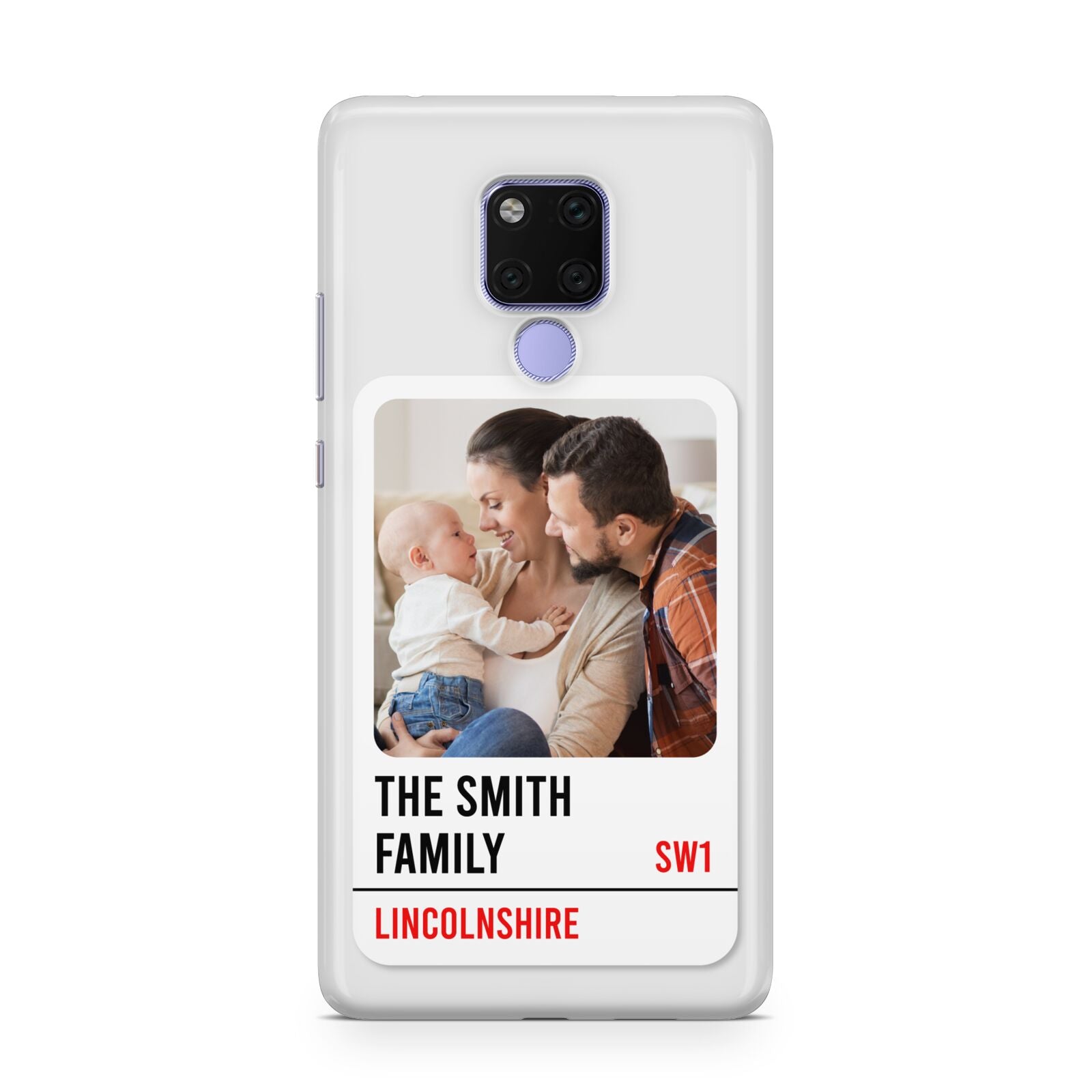 Street Sign Family Photo Upload Huawei Mate 20X Phone Case