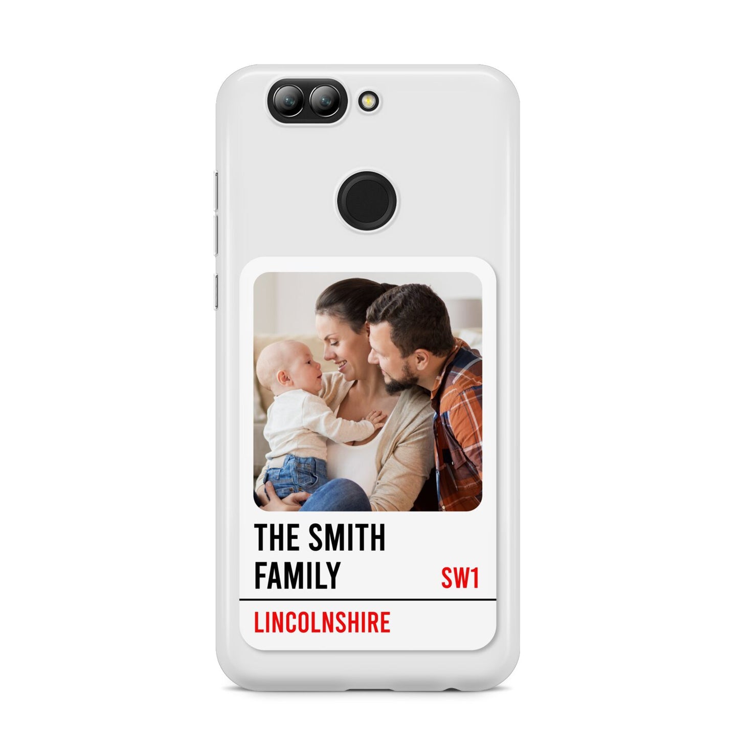 Street Sign Family Photo Upload Huawei Nova 2s Phone Case