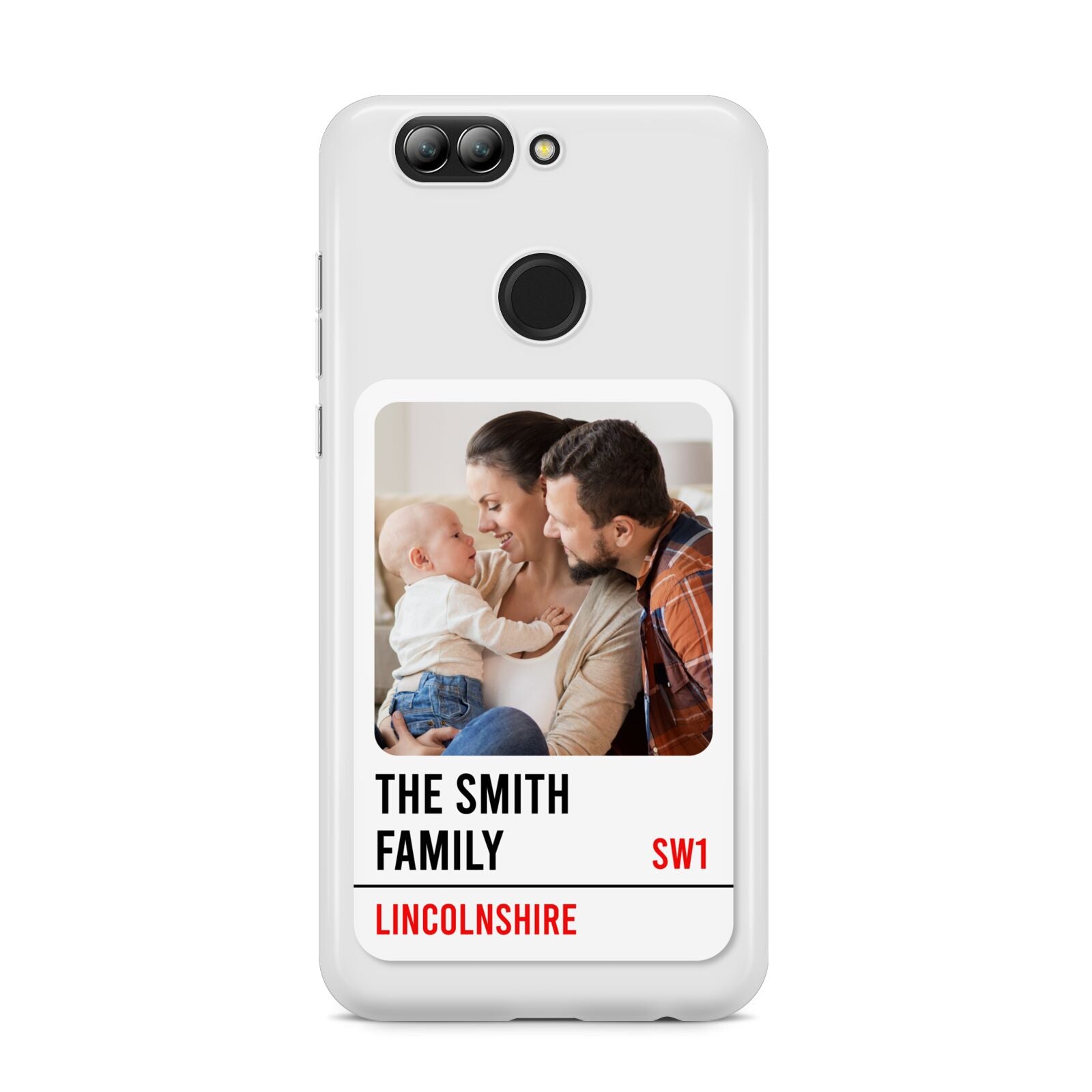 Street Sign Family Photo Upload Huawei Nova 2s Phone Case