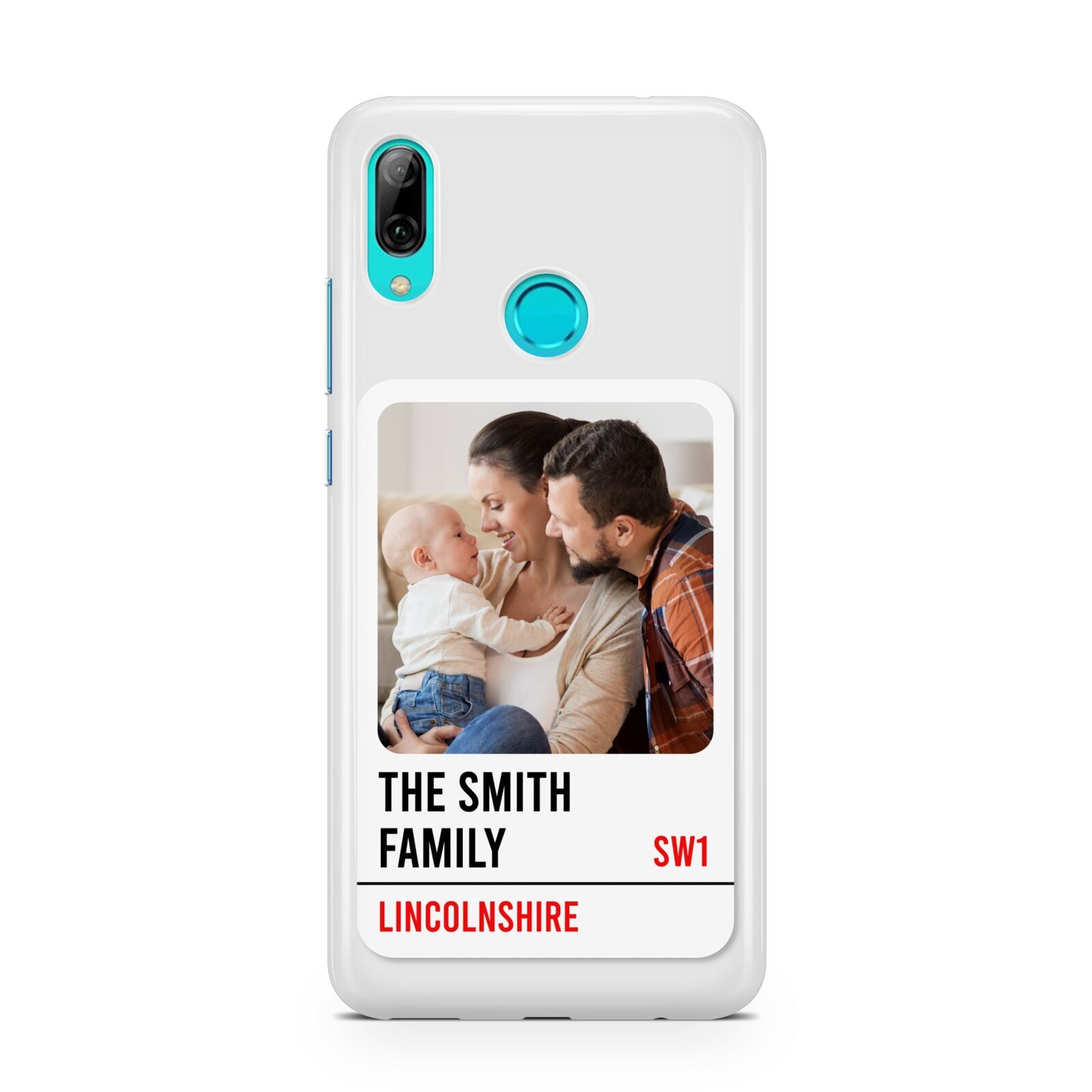 Street Sign Family Photo Upload Huawei P Smart 2019 Case