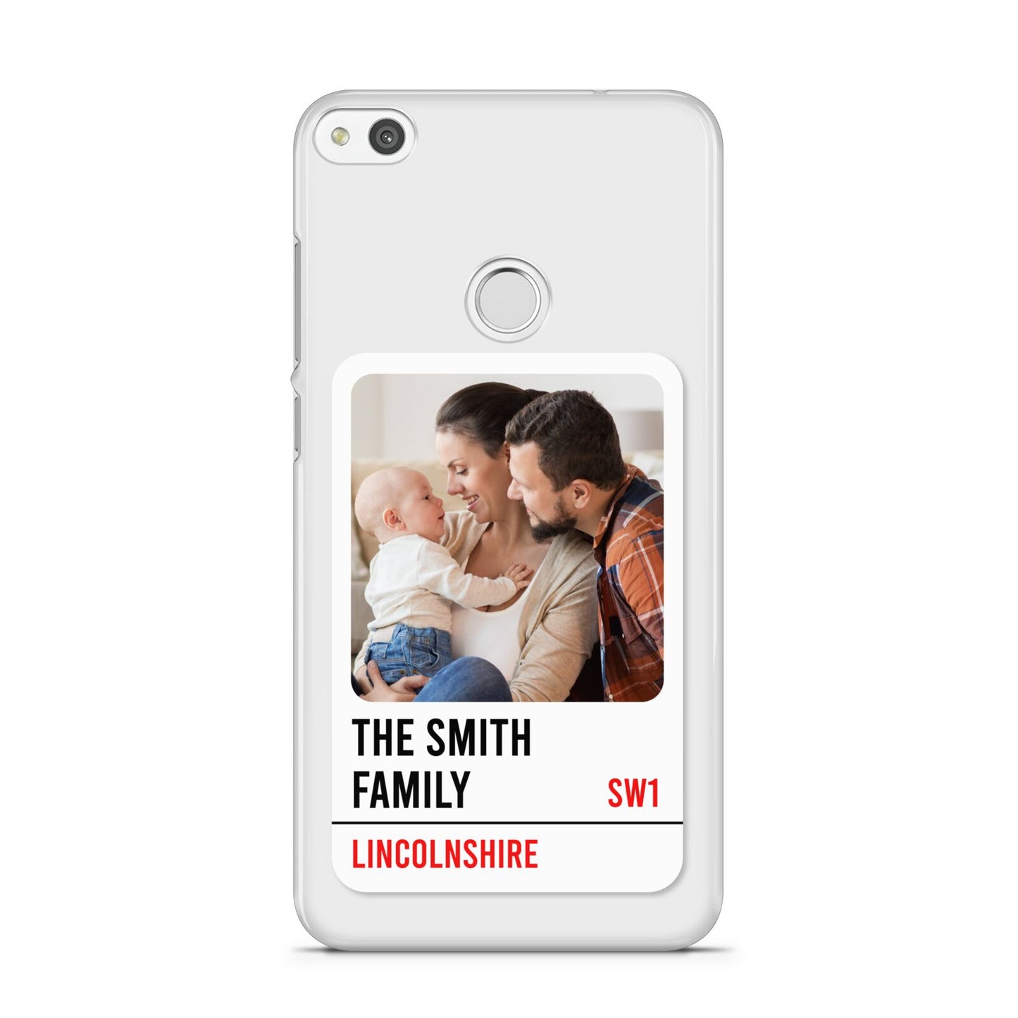 Street Sign Family Photo Upload Huawei P8 Lite Case