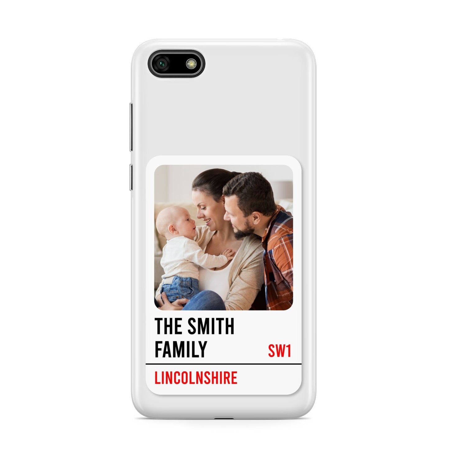 Street Sign Family Photo Upload Huawei Y5 Prime 2018 Phone Case