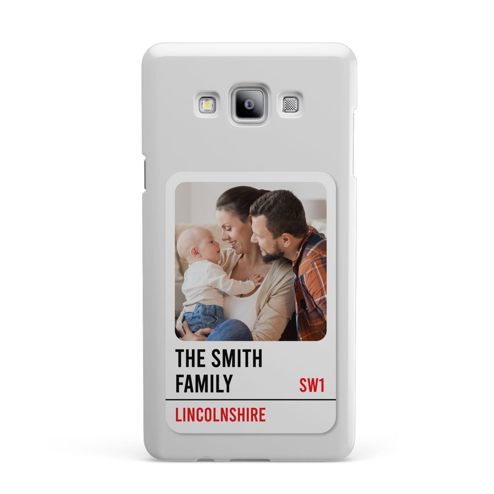 Street Sign Family Photo Upload Samsung Galaxy A7 2015 Case