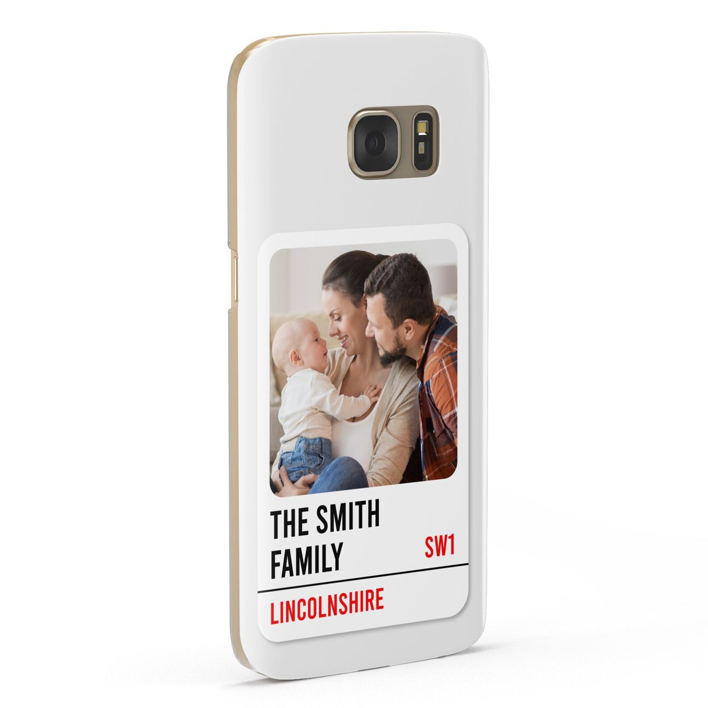 Street Sign Family Photo Upload Samsung Galaxy Case Fourty Five Degrees