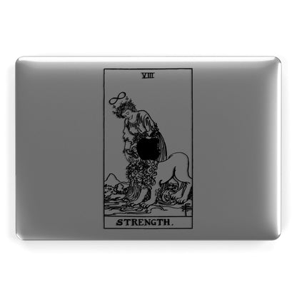 Strength Monochrome Tarot Card Apple MacBook Case