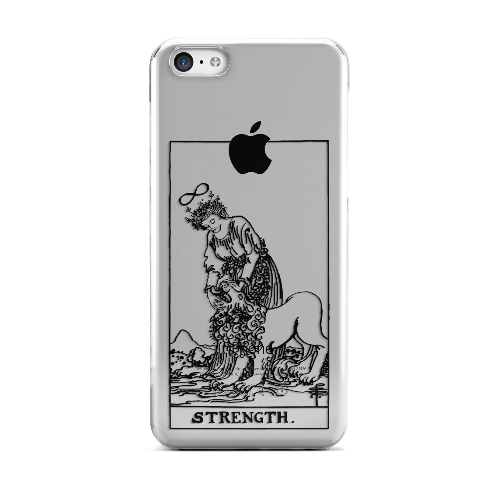 Strength Monochrome Tarot Card Apple iPhone 5c Case