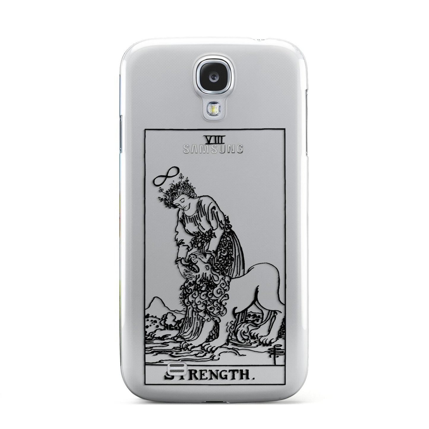 Strength Monochrome Tarot Card Samsung Galaxy S4 Case