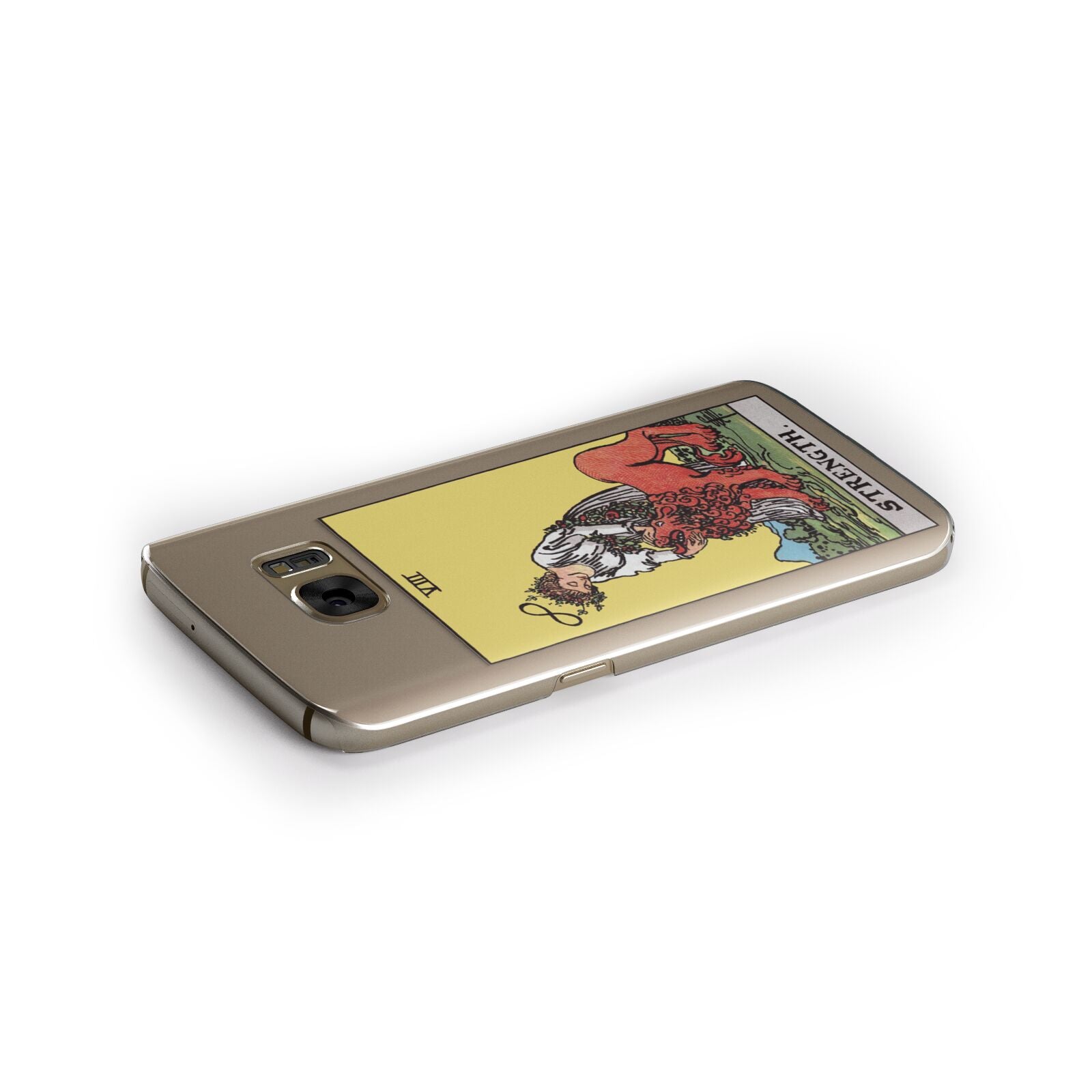 Strength Tarot Card Samsung Galaxy Case Side Close Up