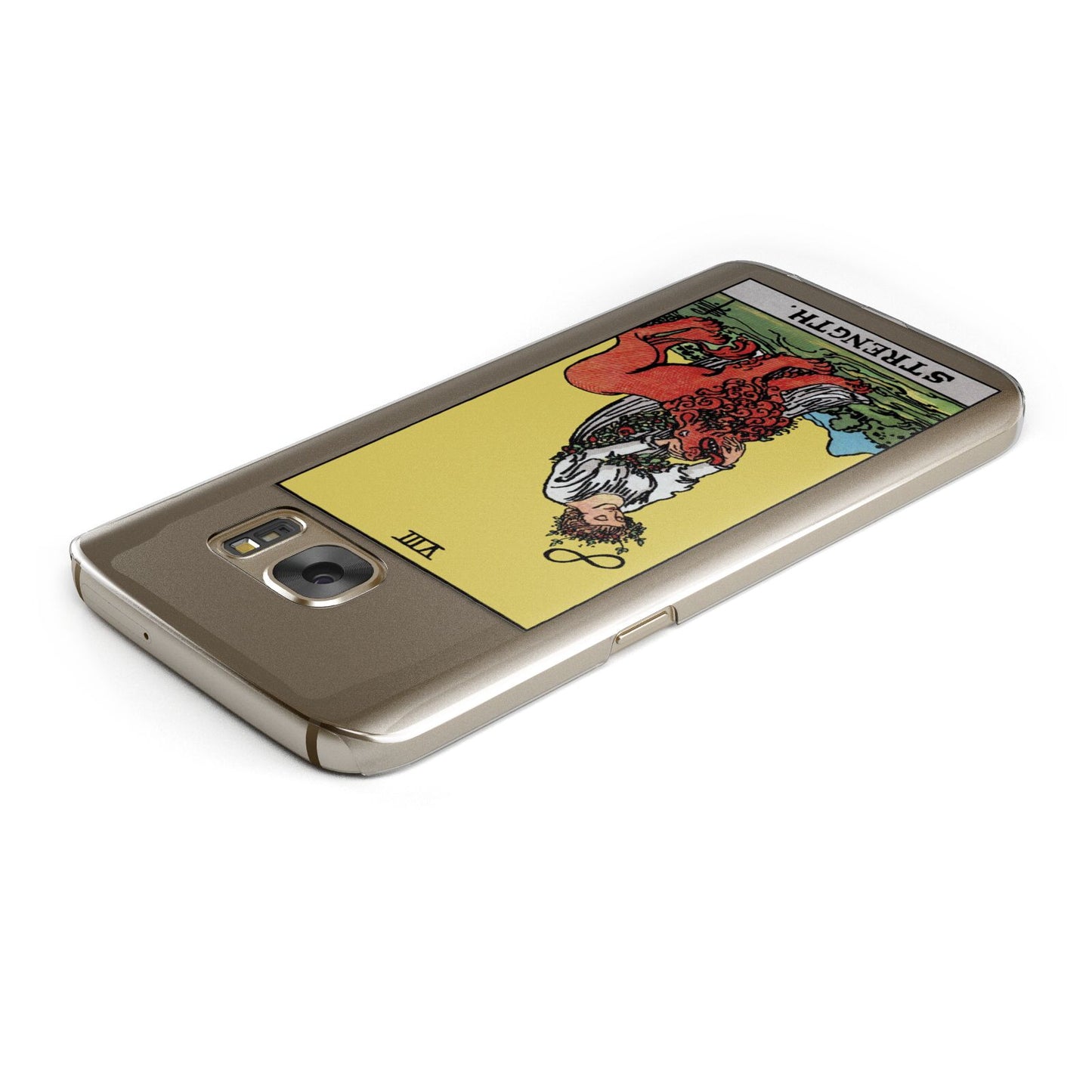 Strength Tarot Card Samsung Galaxy Case Top Cutout