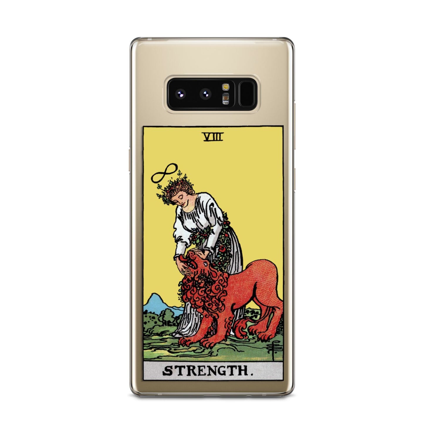 Strength Tarot Card Samsung Galaxy Note 8 Case