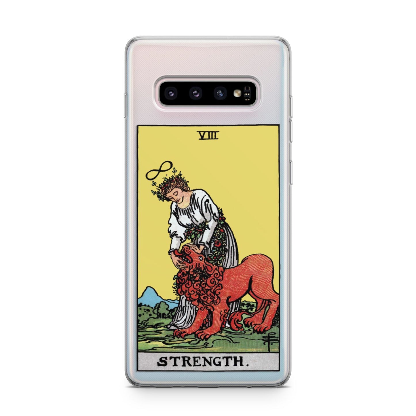 Strength Tarot Card Samsung Galaxy S10 Plus Case