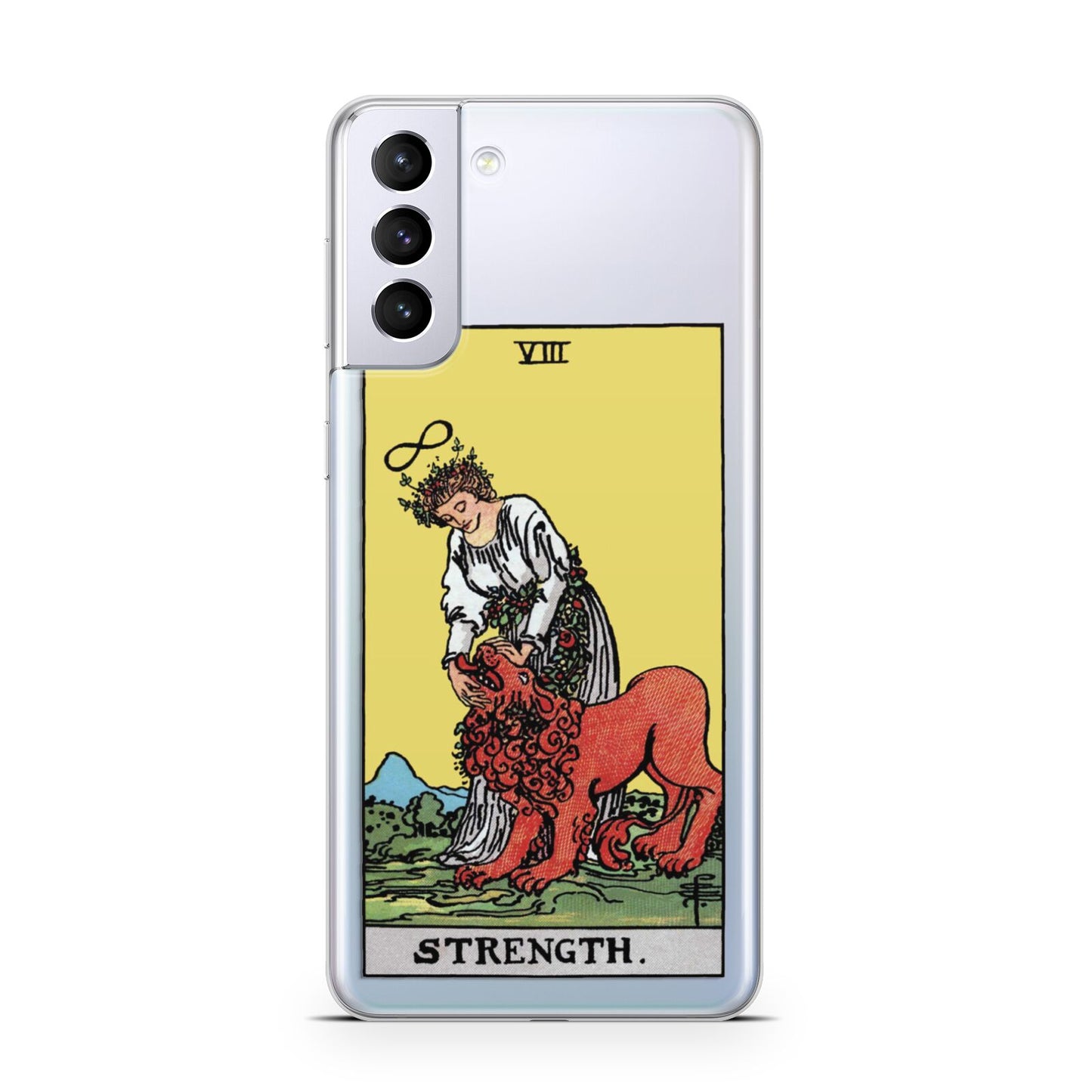 Strength Tarot Card Samsung S21 Plus Case