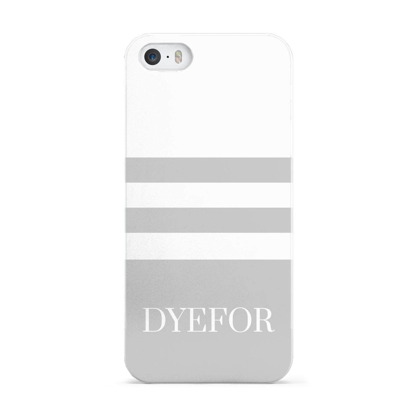 Stripes Personalised Name Apple iPhone 5 Case