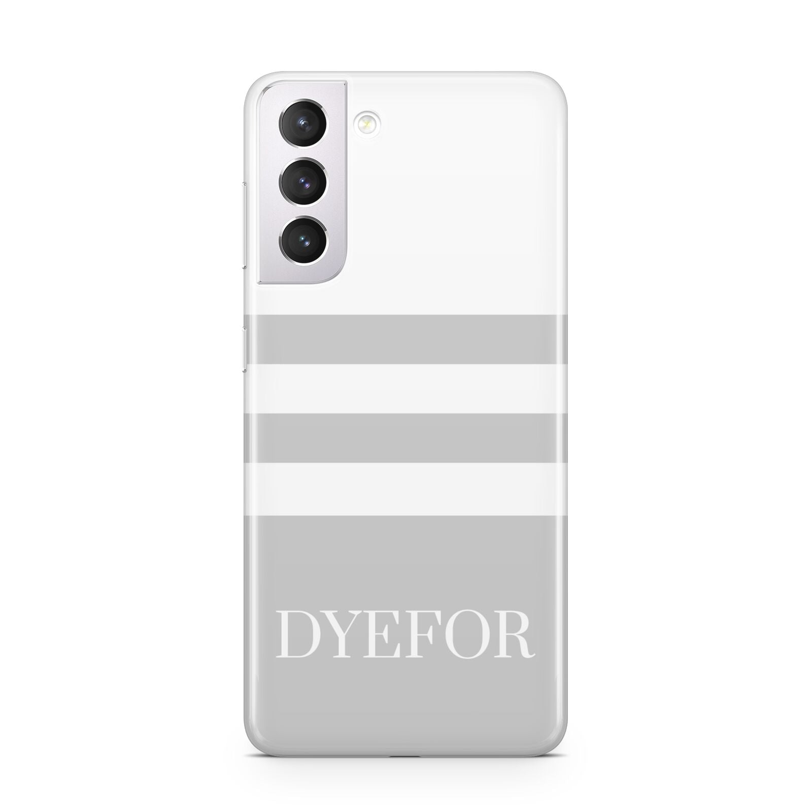 Stripes Personalised Name Samsung S21 Case