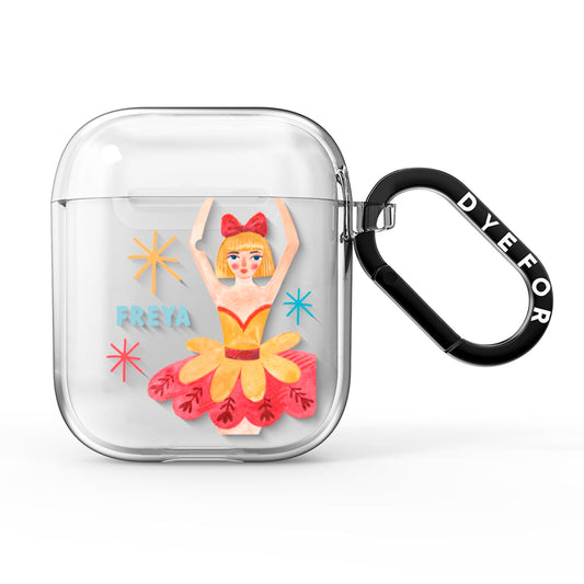 Sugarplum Nutcracker Personalised AirPods Clear Case