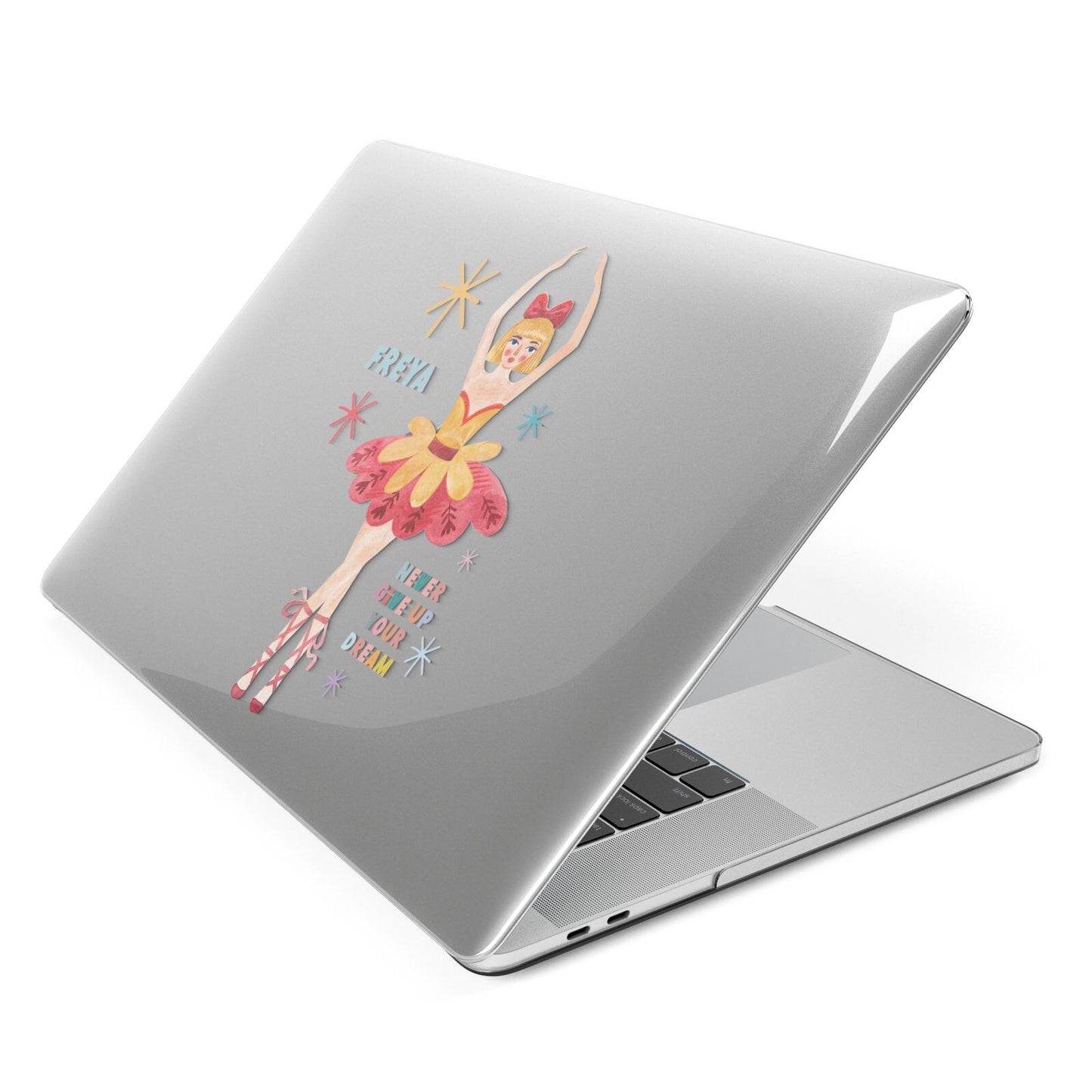 Sugarplum Nutcracker Personalised Apple MacBook Case Side View