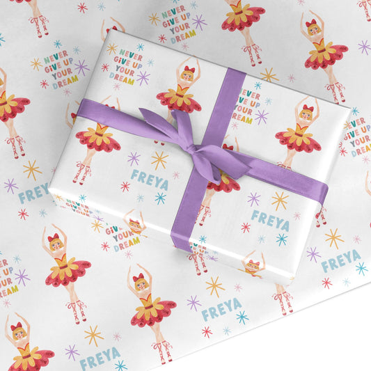 Sugarplum Nutcracker Personalised Custom Wrapping Paper