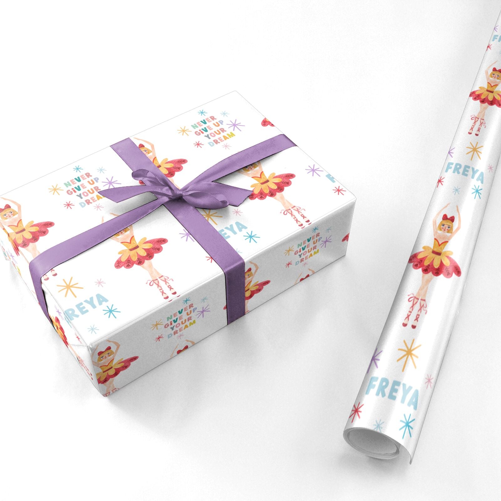 Neutral Nutcracker Sugar Plum Gift Wrapping Paper , Christmas