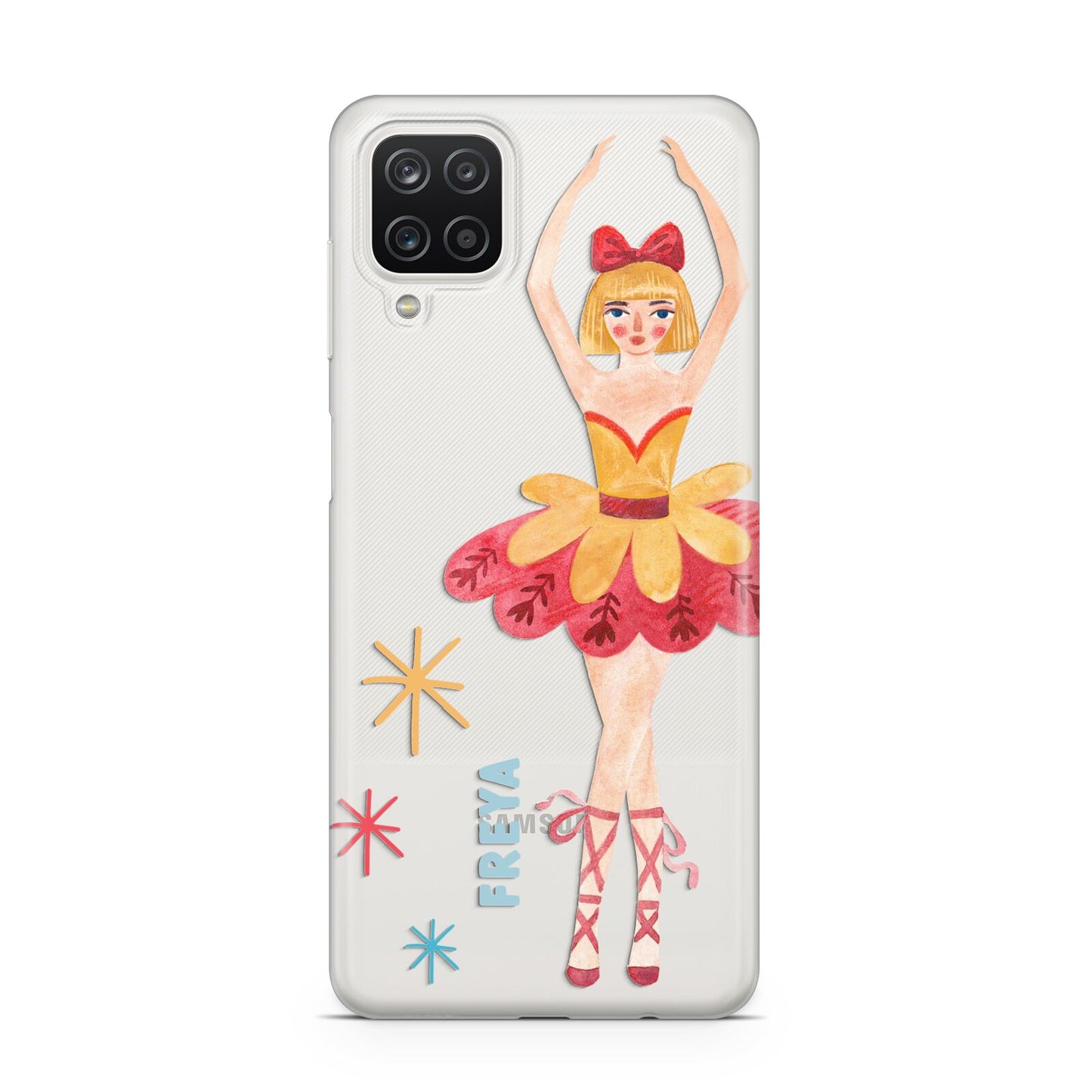 Sugarplum Nutcracker Personalised Samsung A12 Case