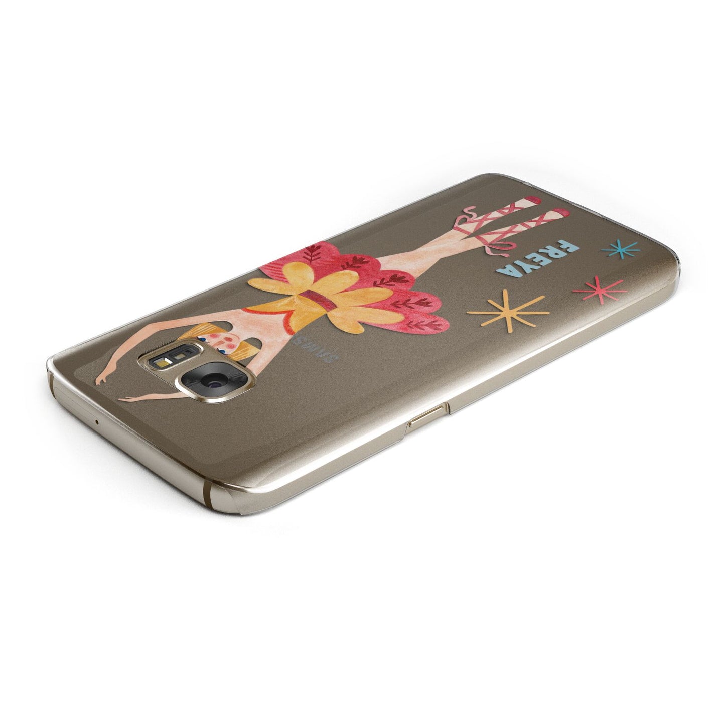 Sugarplum Nutcracker Personalised Samsung Galaxy Case Top Cutout