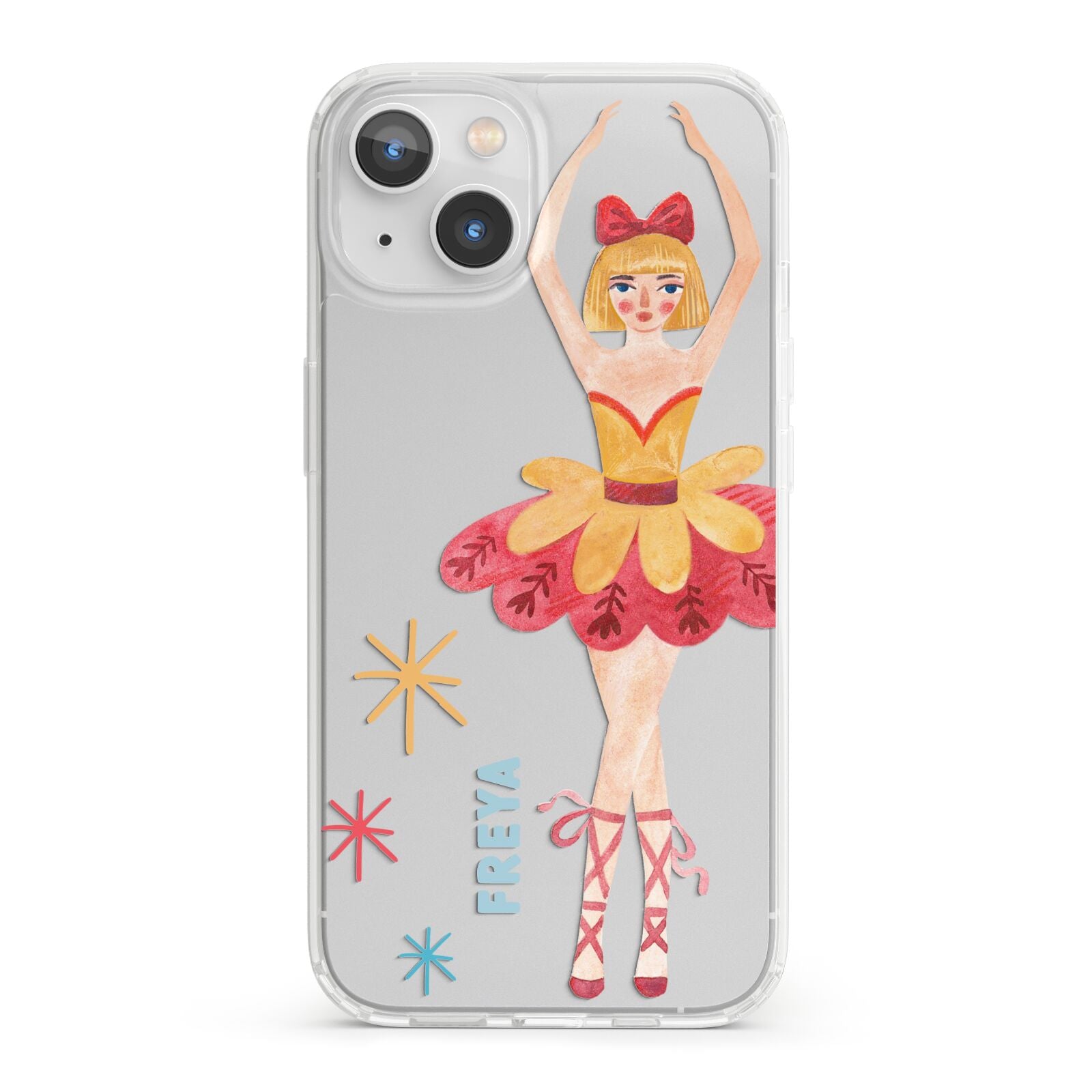 Sugarplum Nutcracker Personalised iPhone 13 Clear Bumper Case