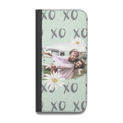 Summer Custom Photo Vegan Leather Flip iPhone Case