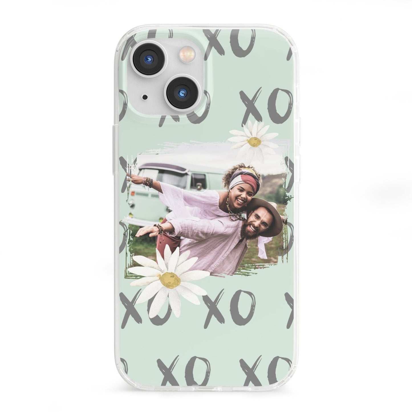 Summer Custom Photo iPhone 13 Mini Clear Bumper Case