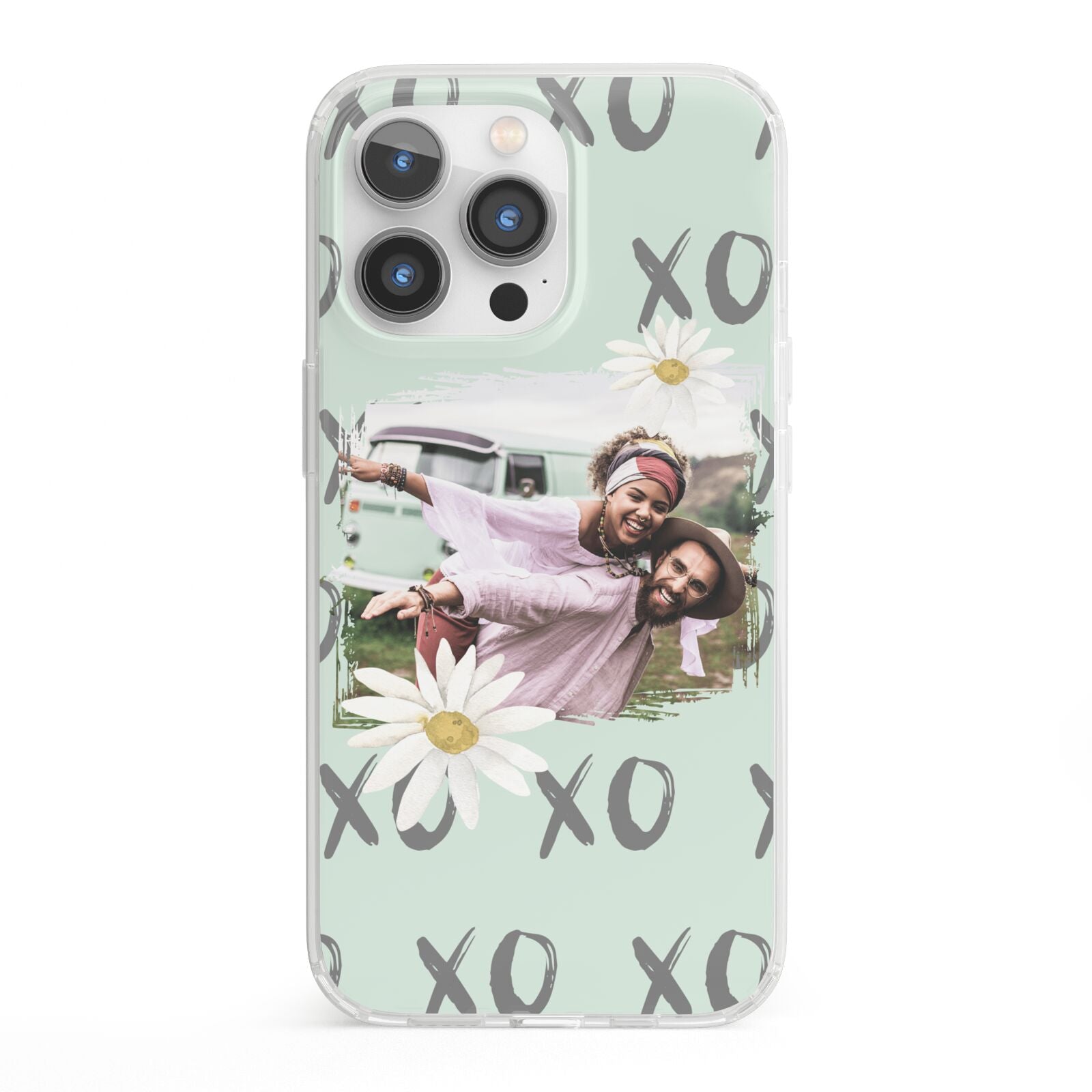 Summer Custom Photo iPhone 13 Pro Clear Bumper Case