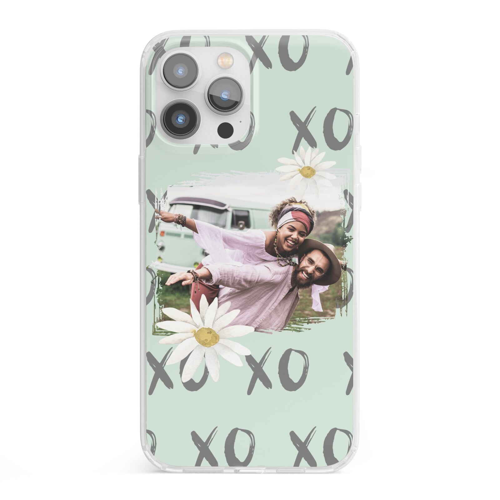 Summer Custom Photo iPhone 13 Pro Max Clear Bumper Case