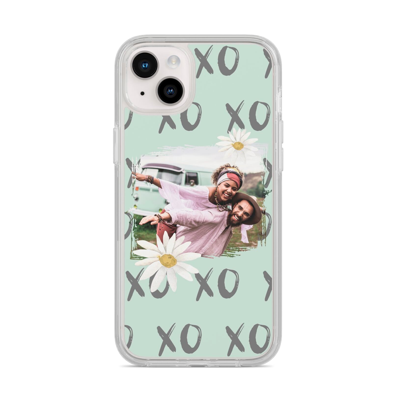 Summer Custom Photo iPhone 14 Plus Clear Tough Case Starlight