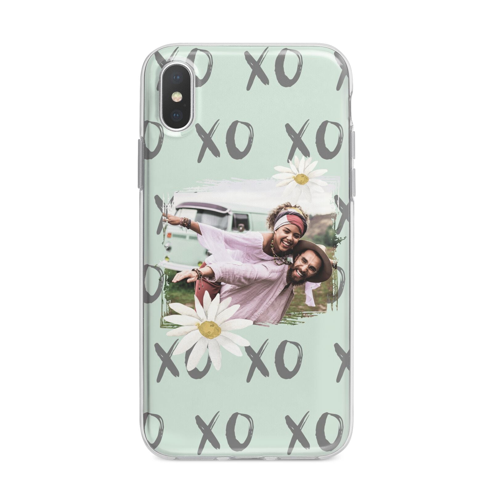 Summer Custom Photo iPhone X Bumper Case on Silver iPhone Alternative Image 1