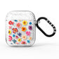 Summer Floral AirPods Glitter Case