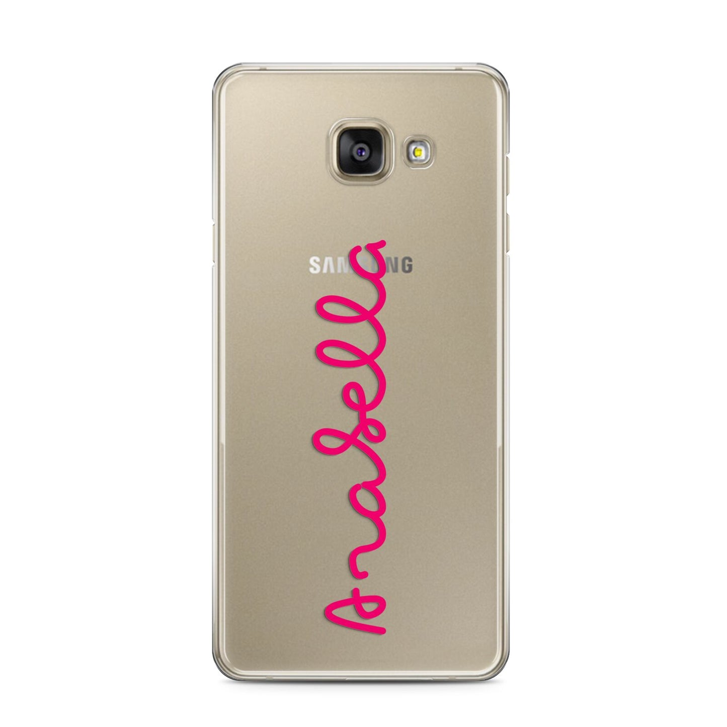 Summer Love Samsung Galaxy A3 2016 Case on gold phone