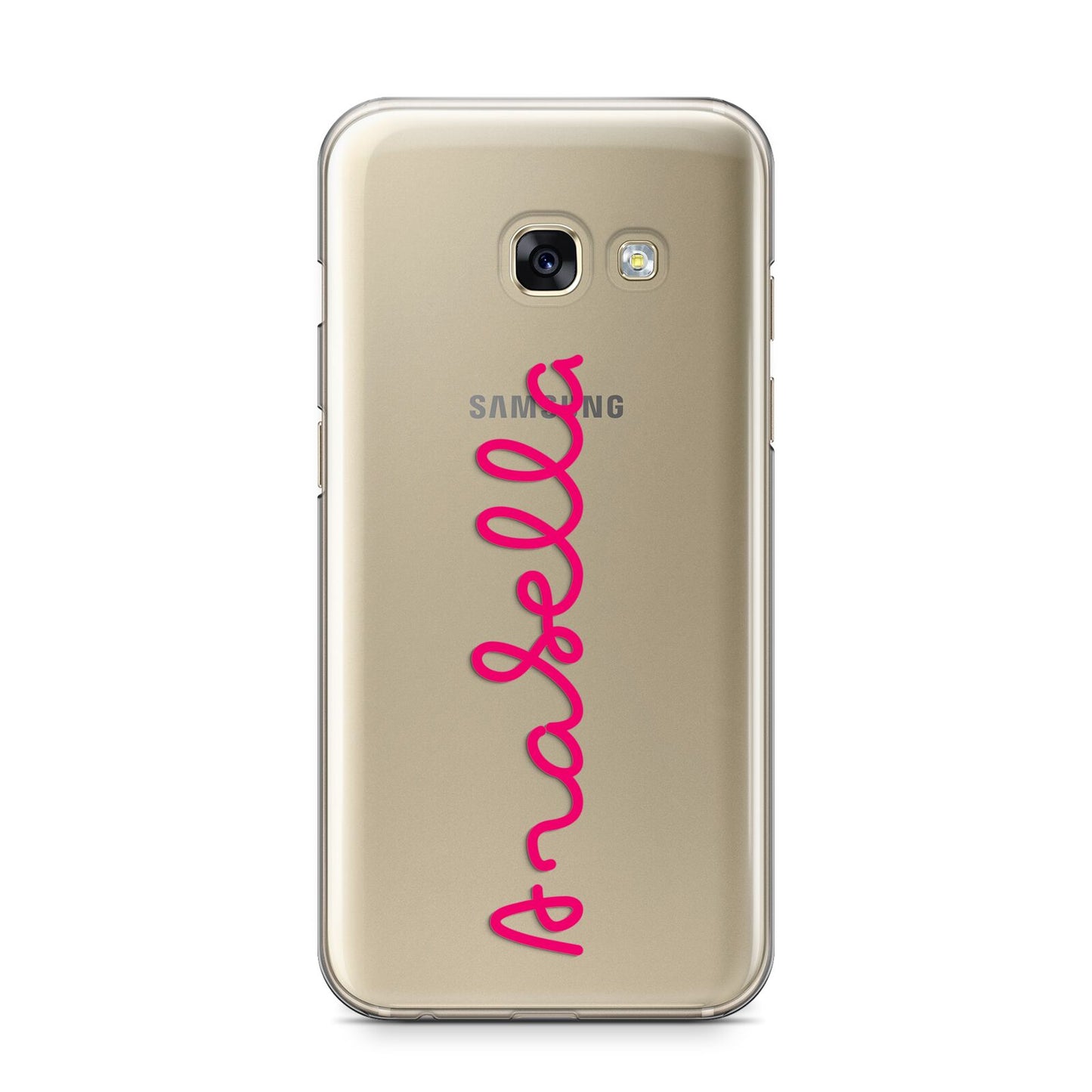 Summer Love Samsung Galaxy A3 2017 Case on gold phone