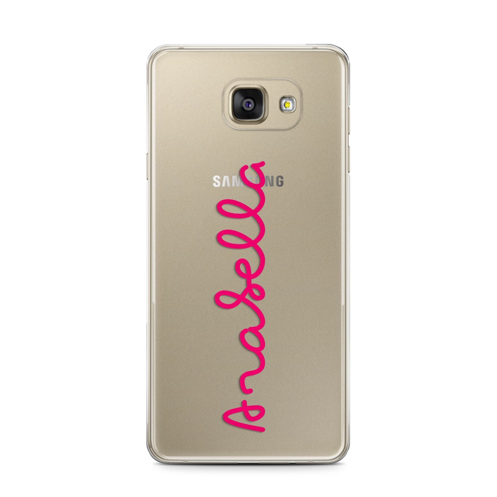 Summer Love Samsung Galaxy A7 2016 Case on gold phone