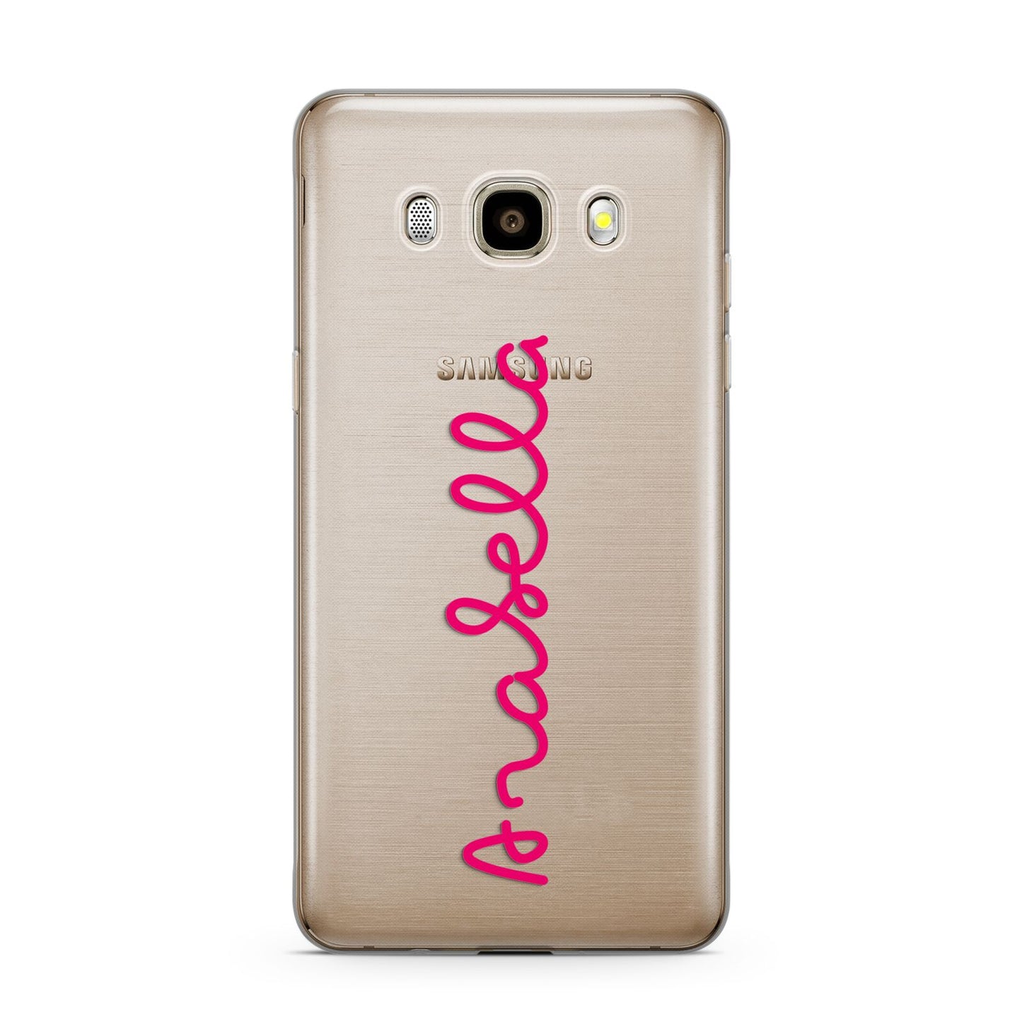 Summer Love Samsung Galaxy J7 2016 Case on gold phone