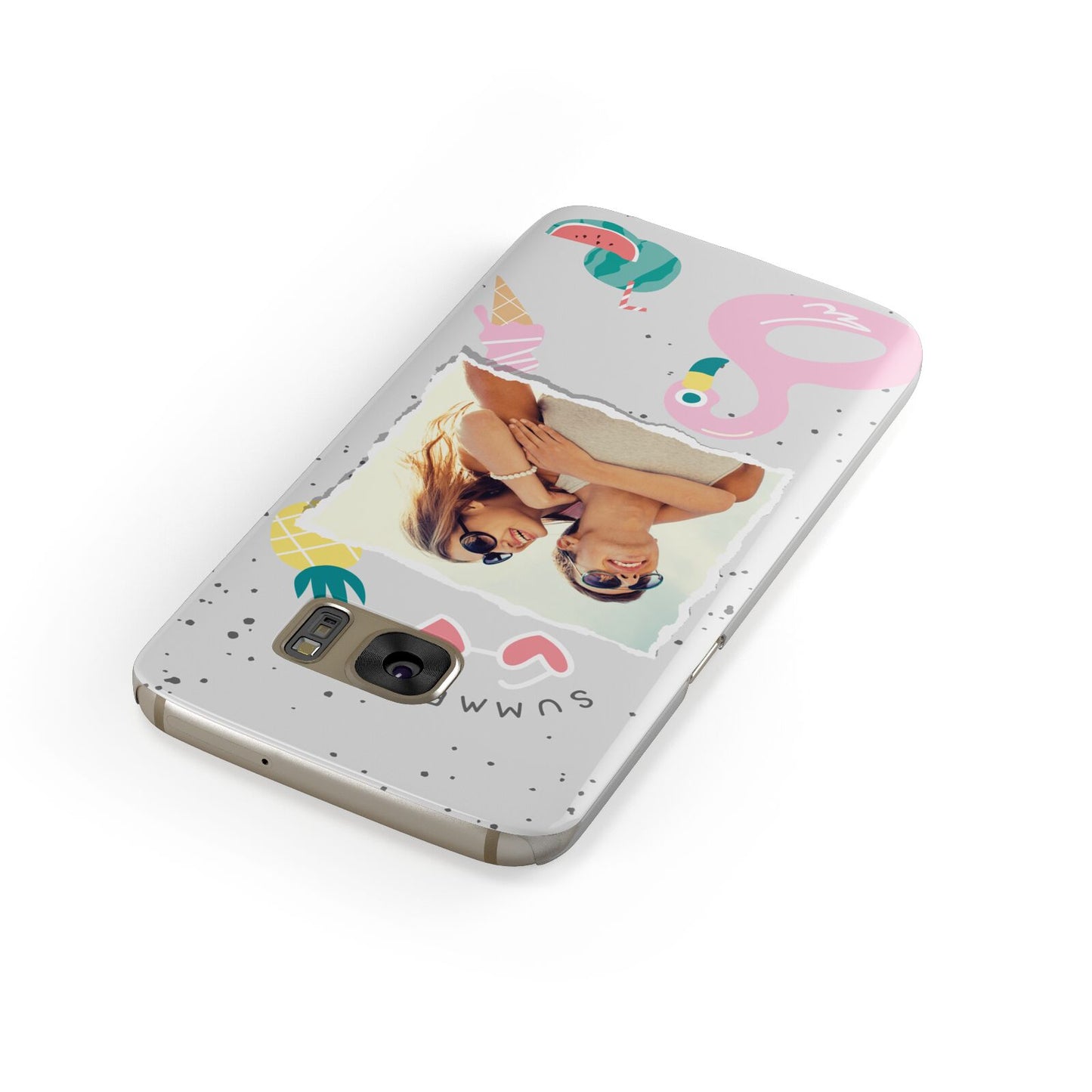 Summer Photo Personalised Samsung Galaxy Case Front Close Up