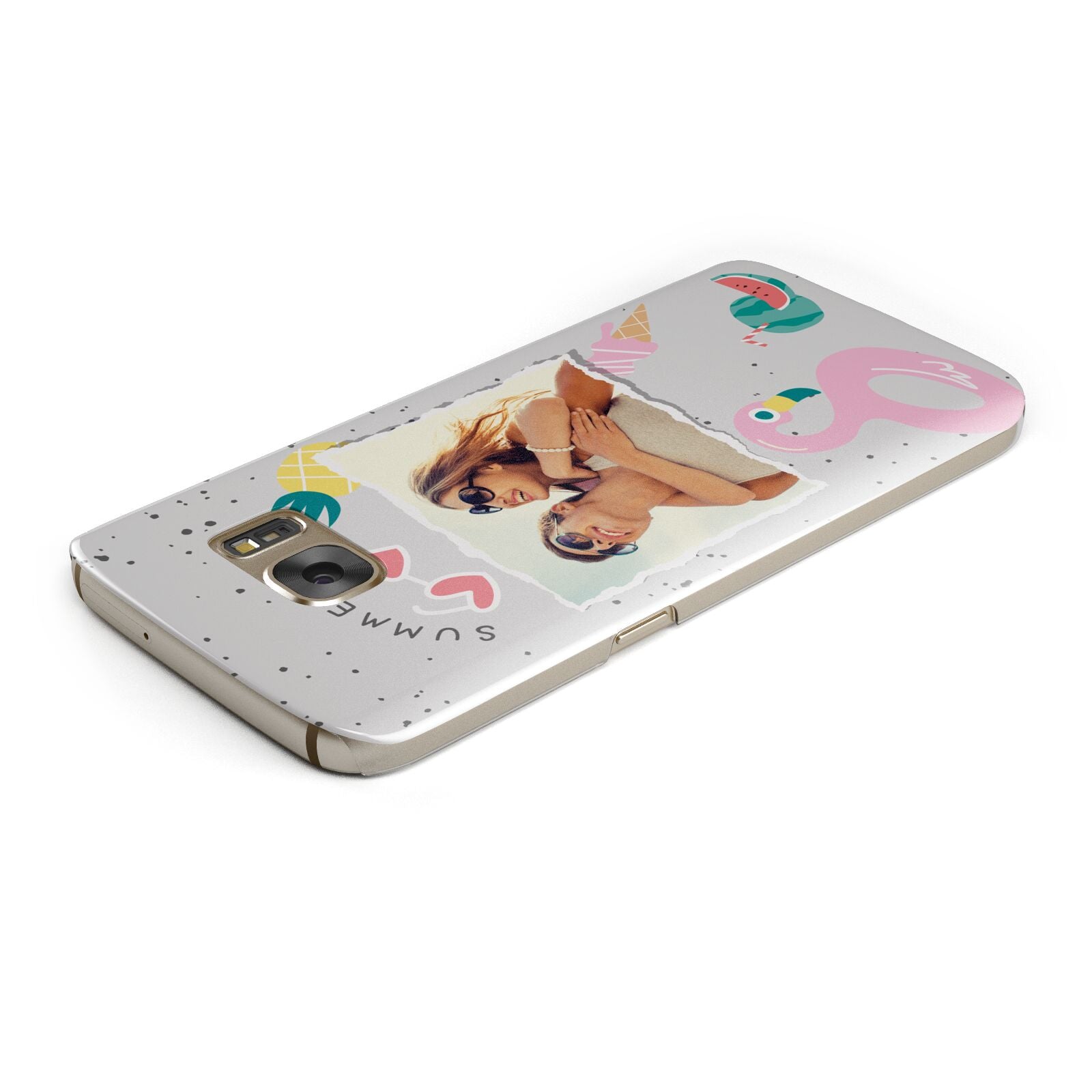 Summer Photo Personalised Samsung Galaxy Case Top Cutout