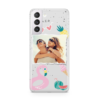 Summer Photo Personalised Samsung S21 Case