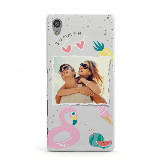 Summer Photo Personalised Sony Xperia Case