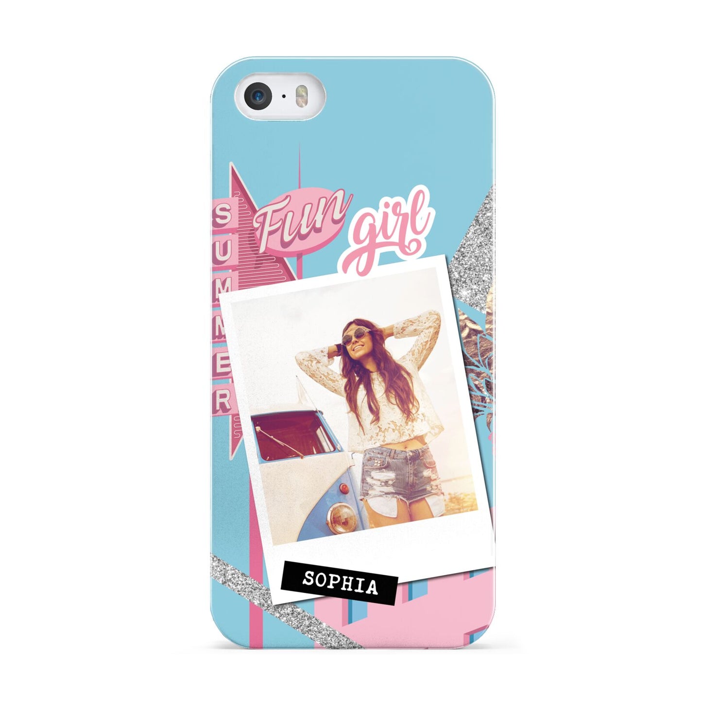 Summer Picture Collage Personalised Apple iPhone 5 Case