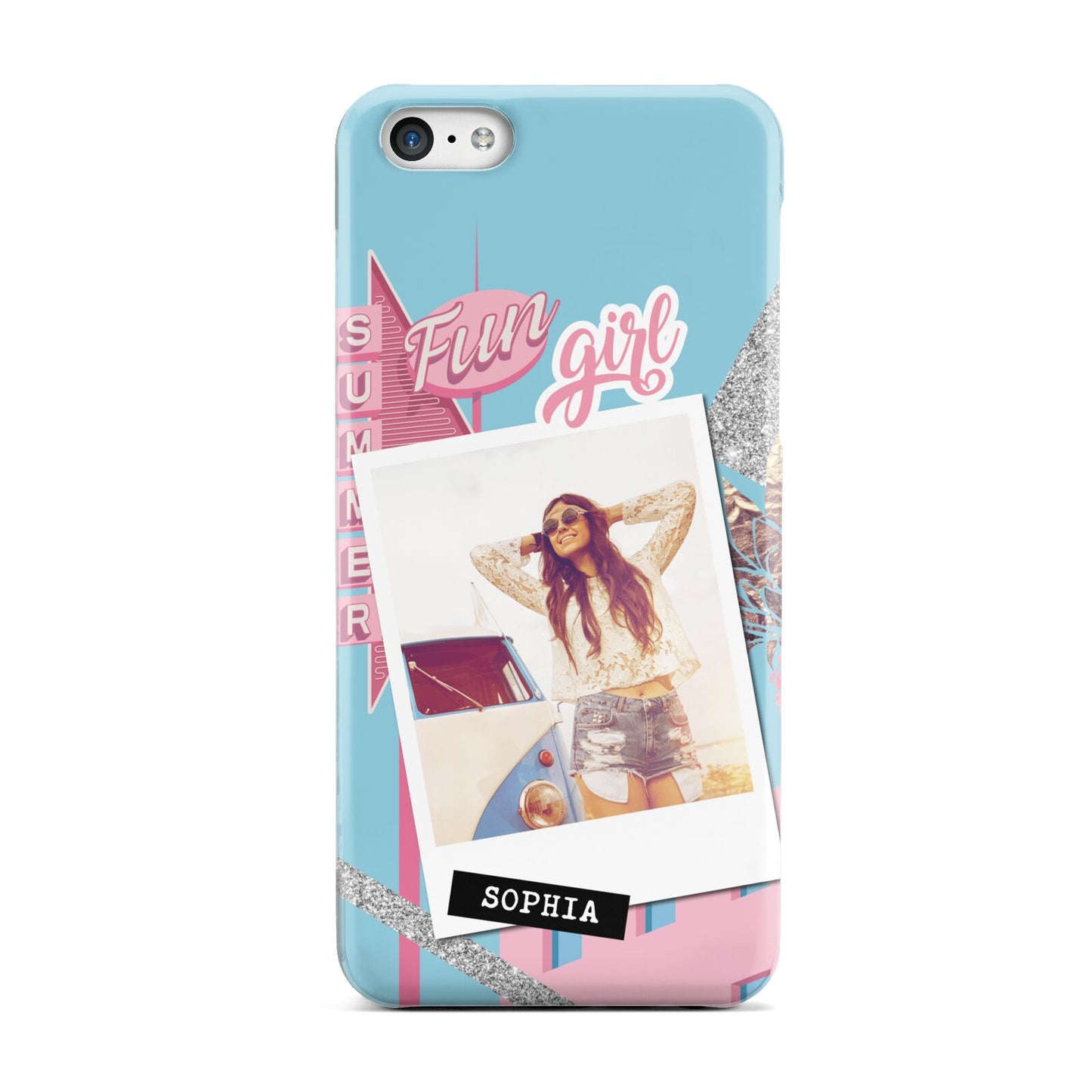 Summer Picture Collage Personalised Apple iPhone 5c Case