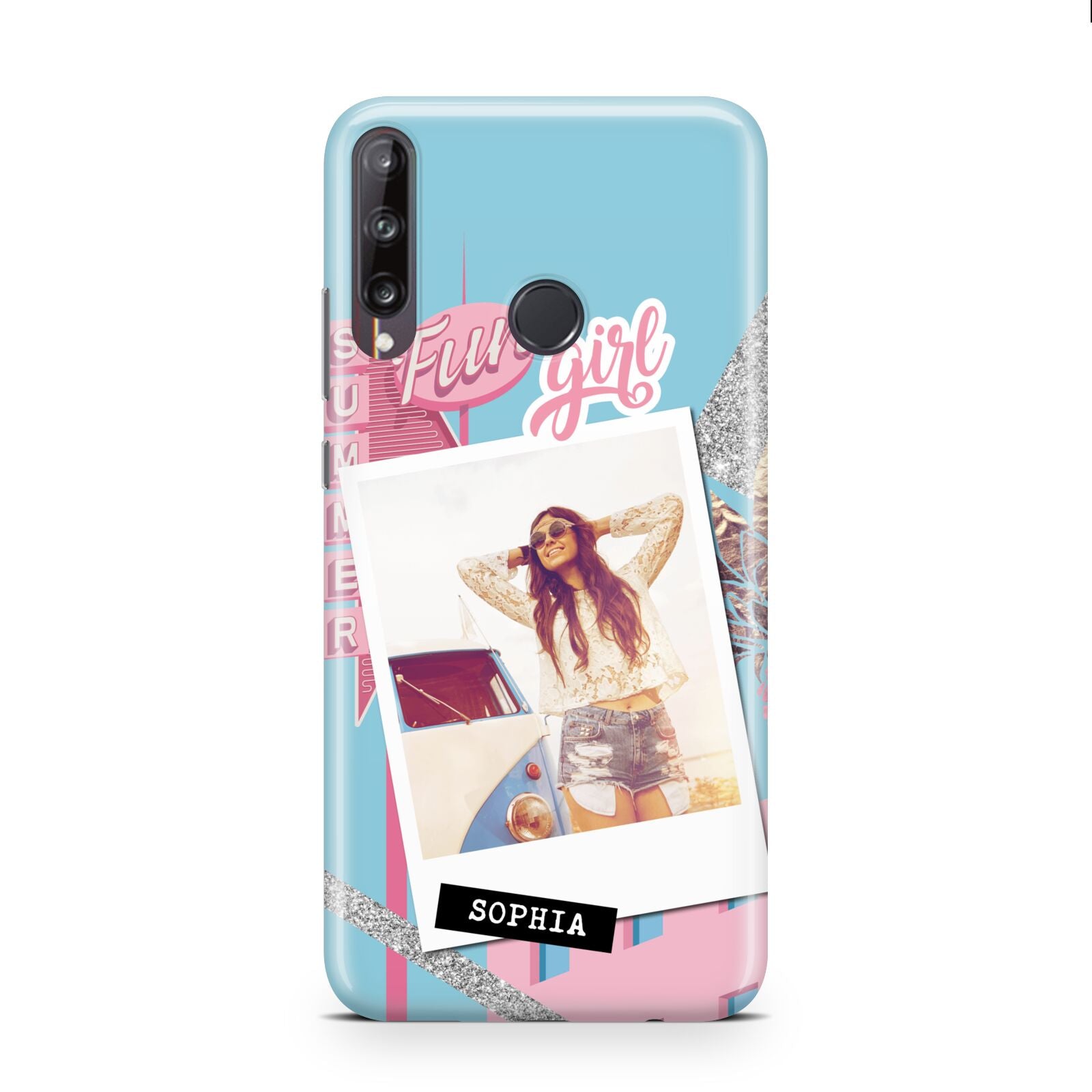 Summer Picture Collage Personalised Huawei P40 Lite E Phone Case