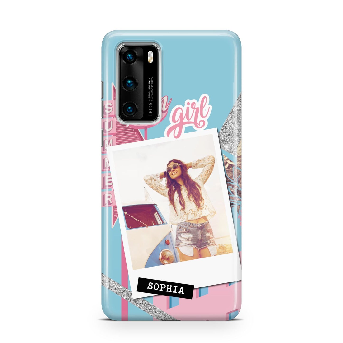 Summer Picture Collage Personalised Huawei P40 Phone Case