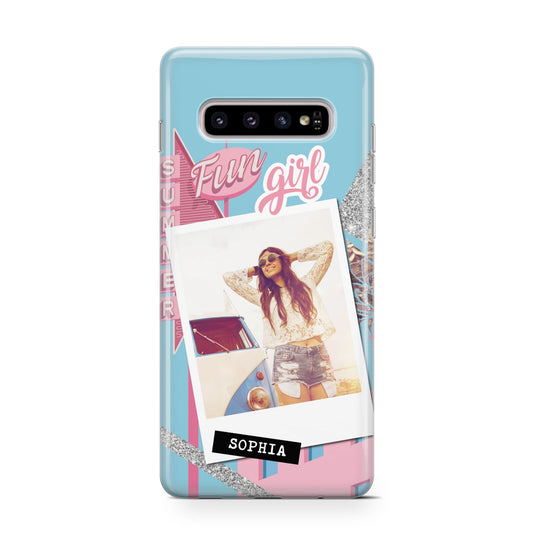 Summer Picture Collage Personalised Protective Samsung Galaxy Case