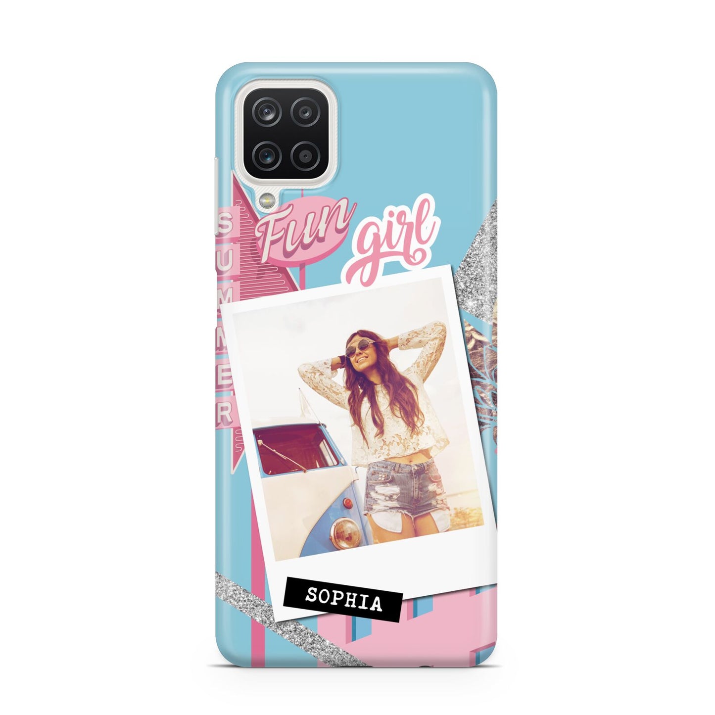 Summer Picture Collage Personalised Samsung A12 Case