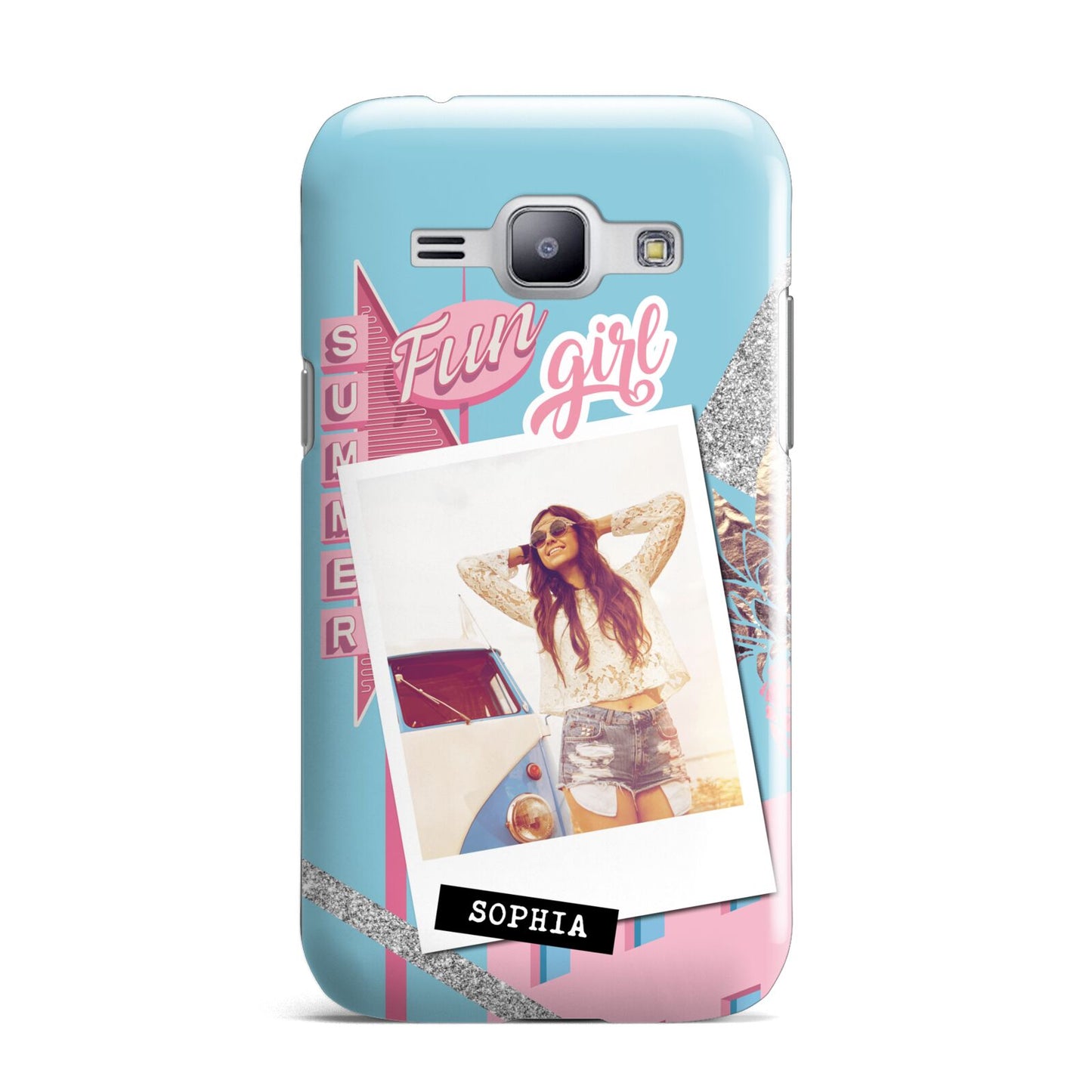 Summer Picture Collage Personalised Samsung Galaxy J1 2015 Case