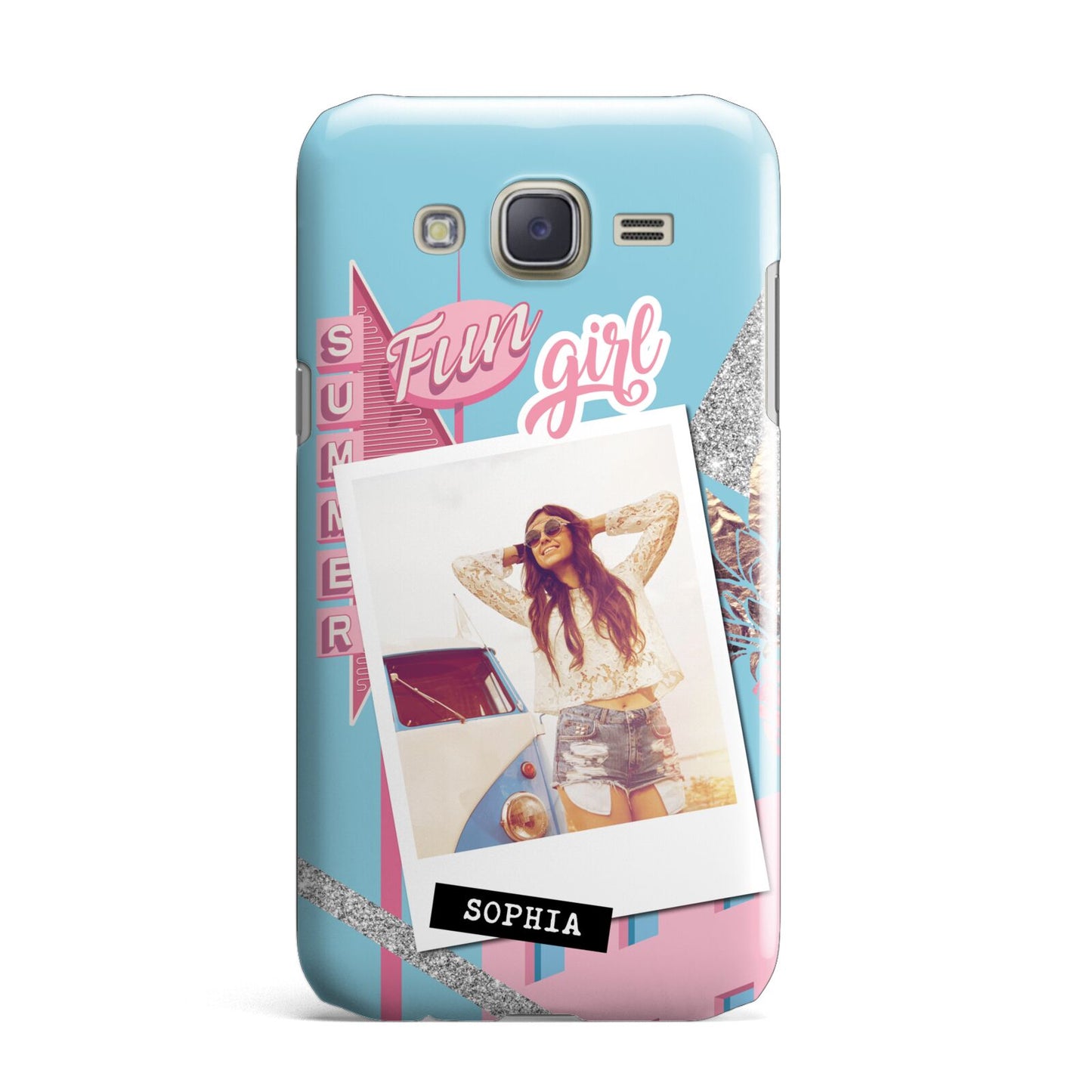 Summer Picture Collage Personalised Samsung Galaxy J7 Case