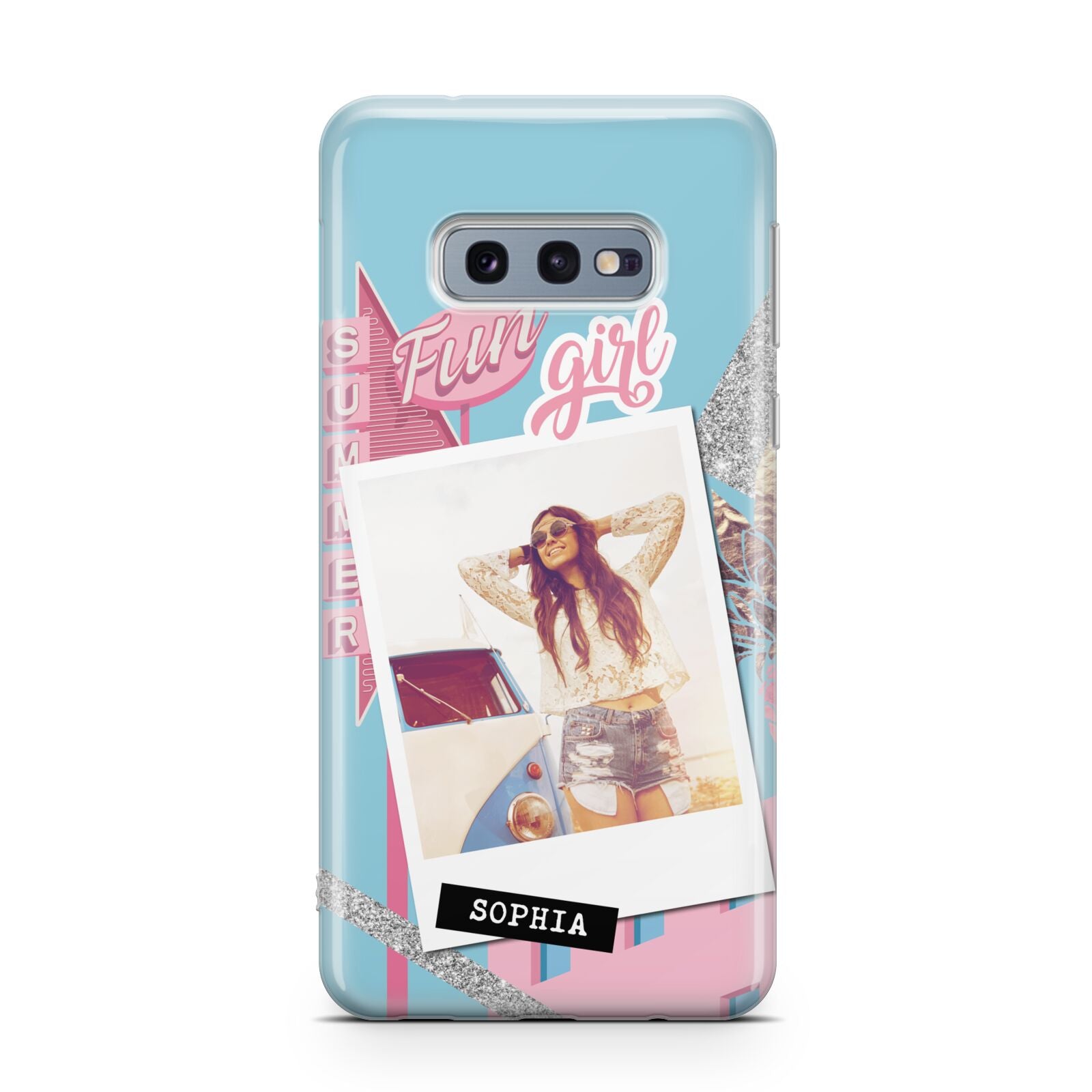 Summer Picture Collage Personalised Samsung Galaxy S10E Case